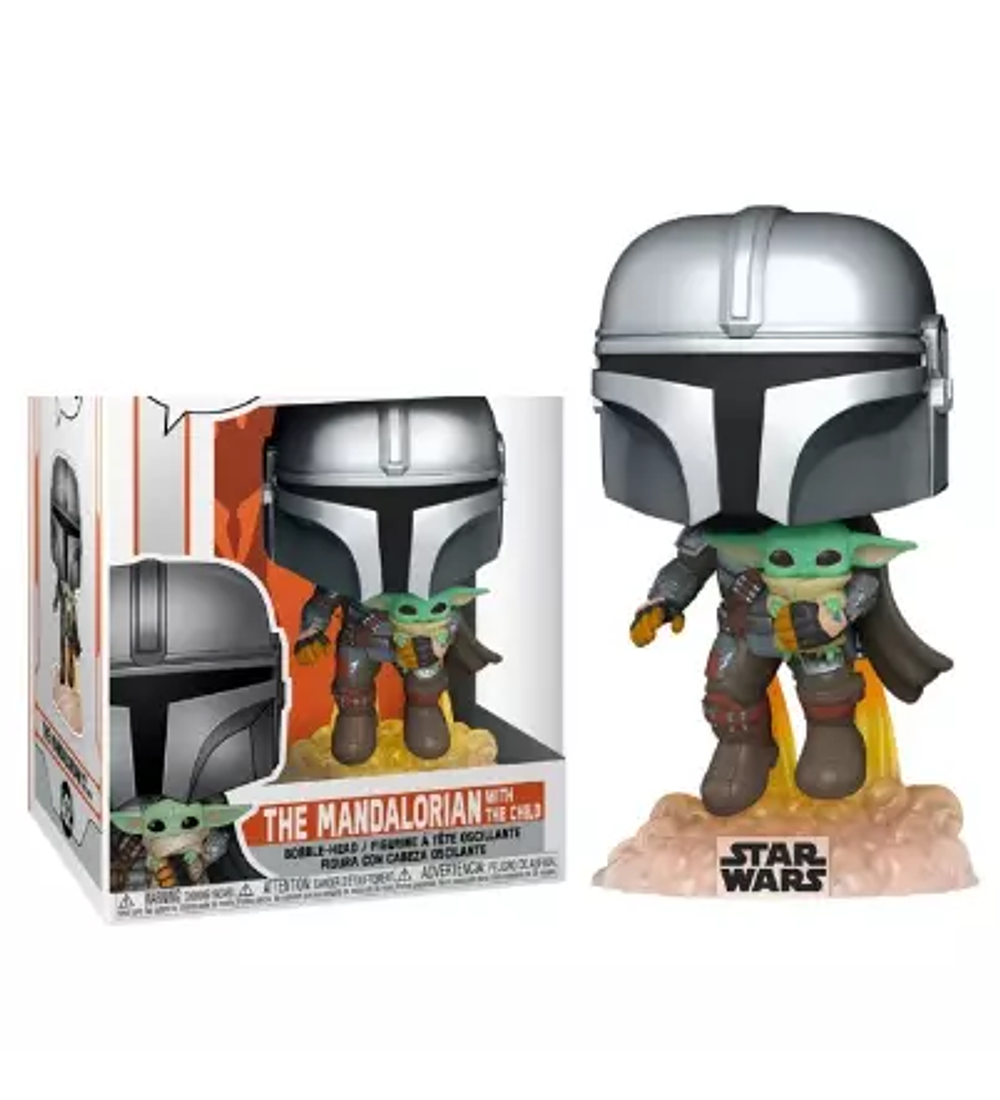 Funko Pop The Mandalorian y Grogu