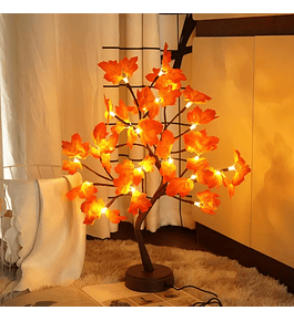 Lámpara LED de noche con diseño de árbol para decoración