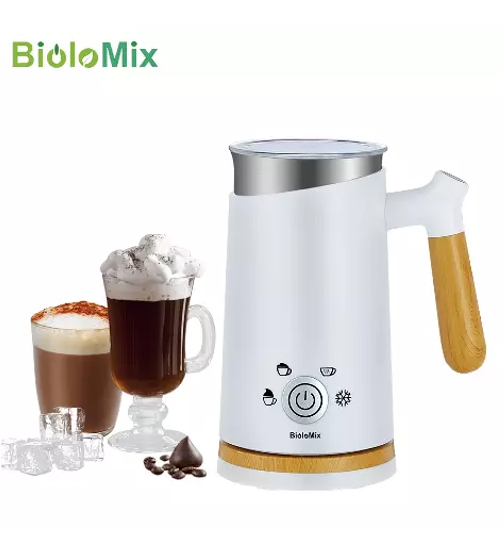 BioloMix Espumador automático de leche caliente y fría