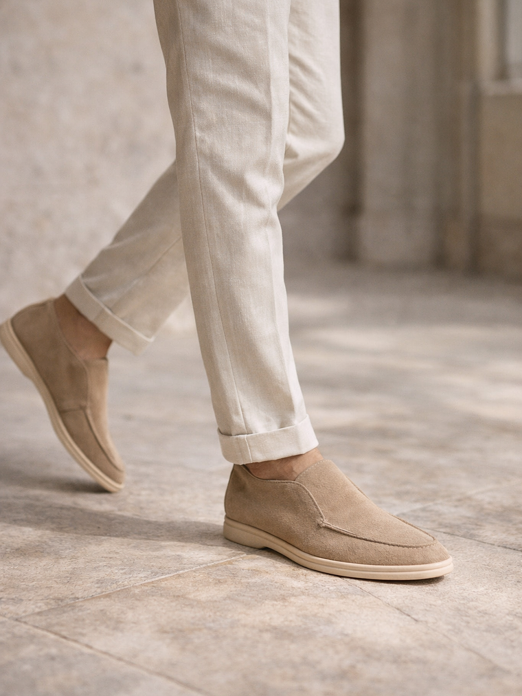 PORTÉ Old Money Suede Chukka Loafers 3