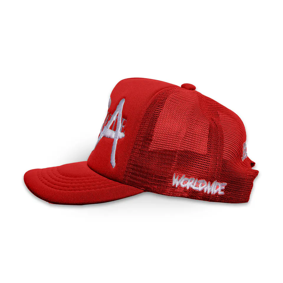 Snapback Red Trash 2