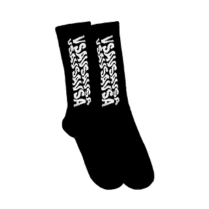 VSA Socks Logo Onyx