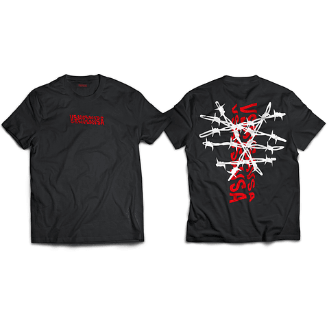 Spike Tee Dark Blood