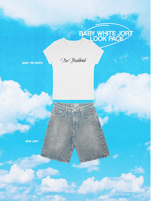 BABY WHITE JORT LOOK PACK