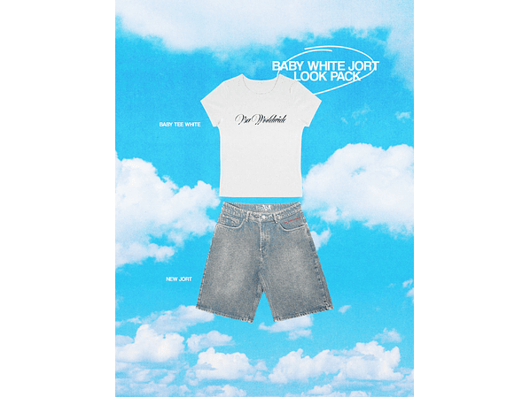 BABY WHITE JORT LOOK PACK 1