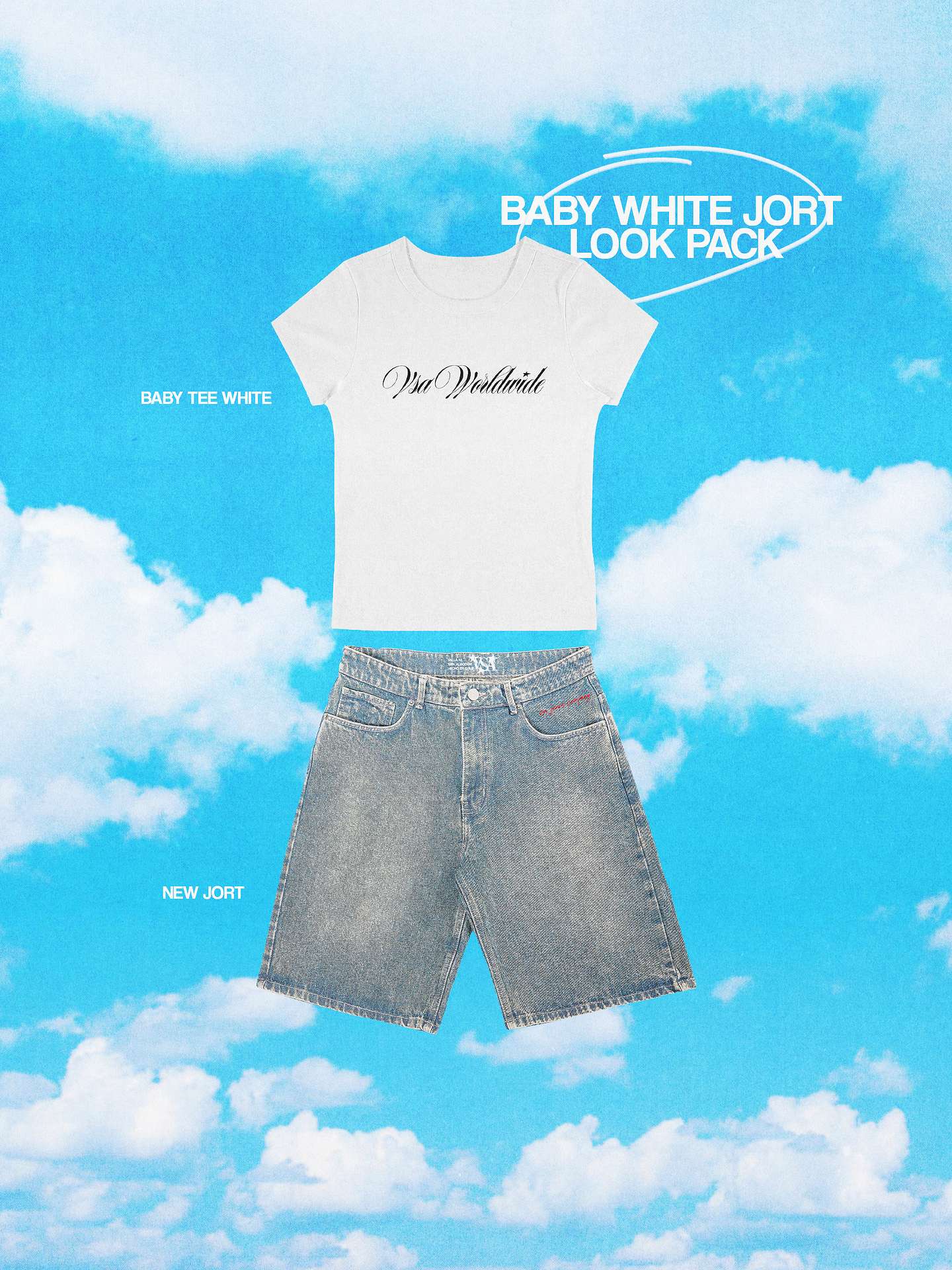 BABY WHITE JORT LOOK PACK 1