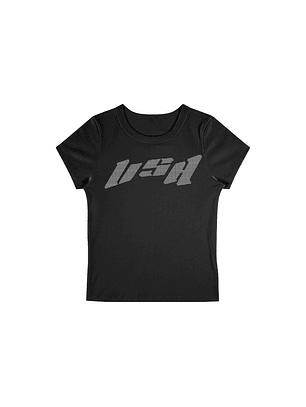 BaBy Tee Icon Strass Black 