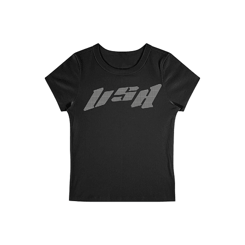 BaBy Tee Icon Strass Black 