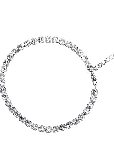 Pulsera Tennis Ajustable – Acero 304 con Baño de Oro 18K (Unisex)