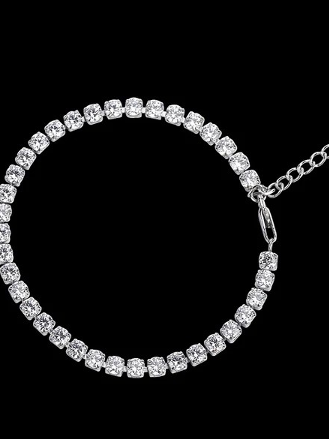 Pulsera Tennis Ajustable – Acero 304 con Baño de Oro 18K (Unisex) 3