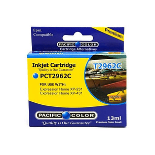 Cartucho Alternativo Pacific Color Pc-T2962 Cian
