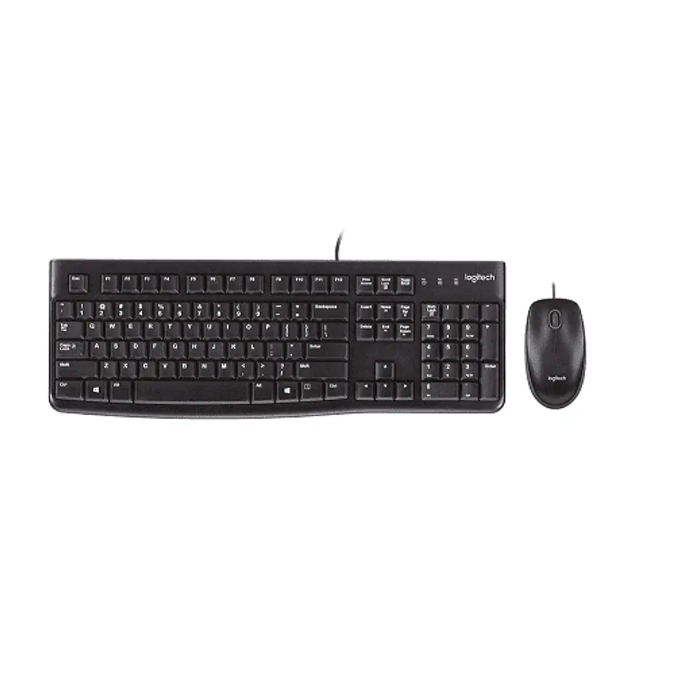 Kit Teclado + Mouse Logitech Mk120 Alámbrico 1