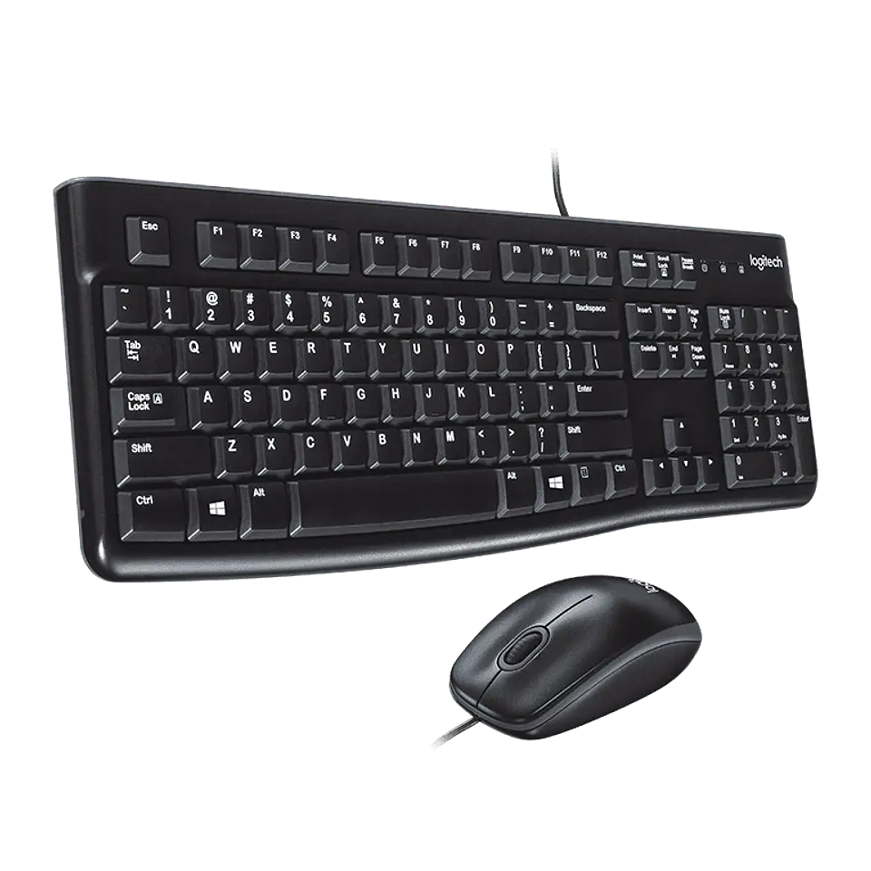 Kit Teclado + Mouse Logitech Mk120 Alámbrico 2