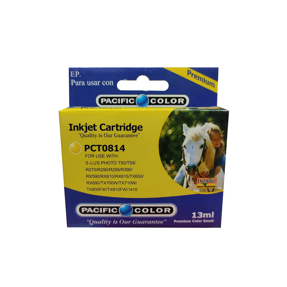 Cartucho Alternativo Pacific Color 81 Pc-T0814 Yellow 1