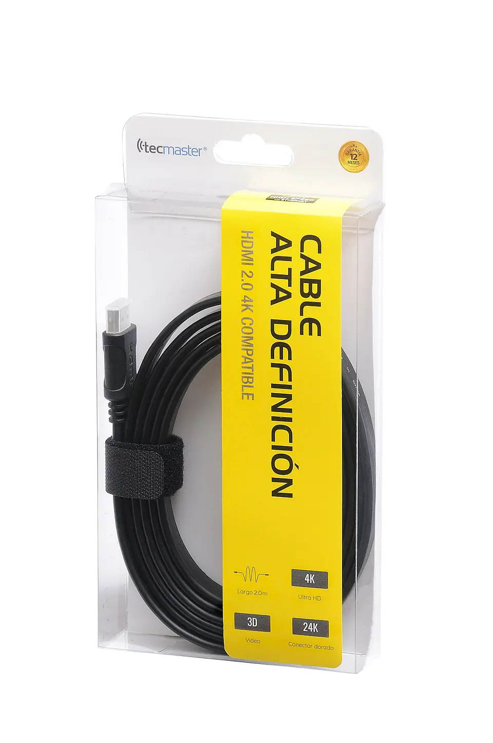 Cabe Hdmi Standard 2 Mts Black Tecmaster 4