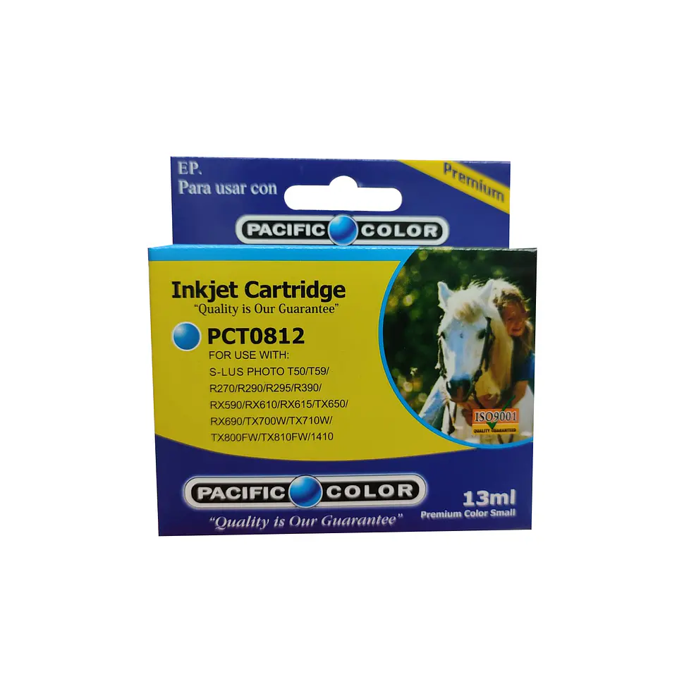 Cartucho Alternativo Pacific Color 81 Pc-T0812 Cyan 1