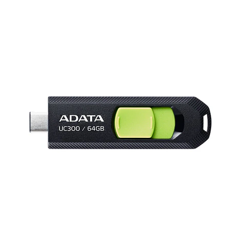 Pendrive Uc 300 64G Type C Negro/Verde 3.2