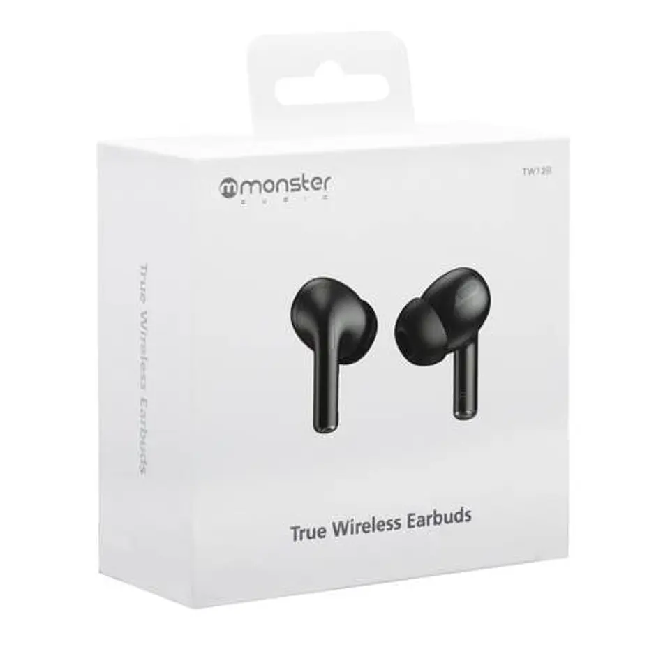 Audífonos Inalámbricos Monster Audio Tw12B True Wireless In-Ear Negro 6