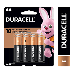 Pack De Pila  Alcalina  Duracell Aa 8
