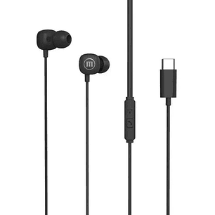 Audifonos Maxell Tipo C Square Negro