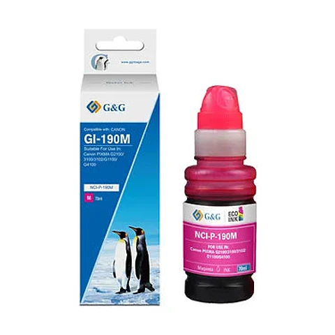 Tinta Alternativa  Gi-190 Magenta 70 Ml G&G