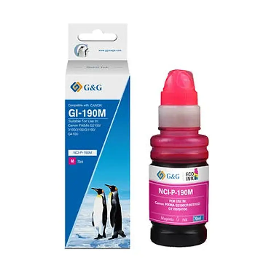 Tinta Alternativa  Gi-190 Magenta 70 Ml G&G 1