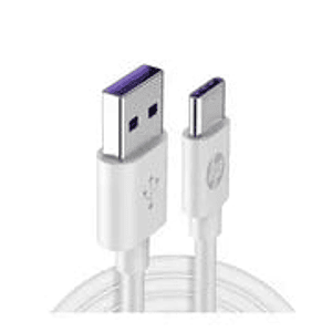 Hp Cable Usb-C A Usb-A 2Mts 3A Carga Rápida Y Datos 480 Mbps Blanco