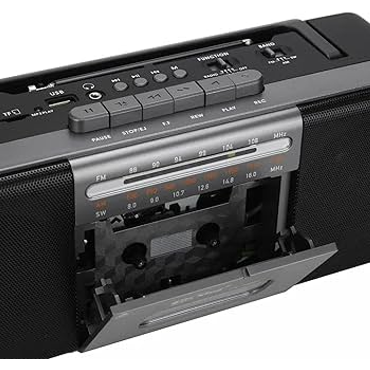 Rario Cassette Modelo Vintage Bt Px-700Bt Negra 3