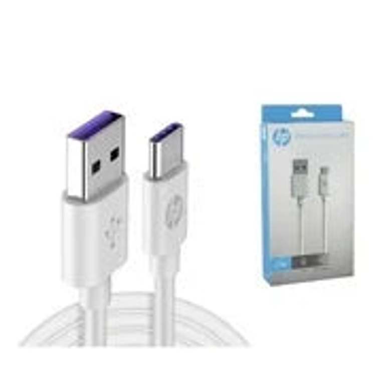 Hp Cable Usb-C A Usb-A 2Mts 3A Carga Rápida Y Datos 480 Mbps Blanco 3