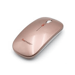 Mouse Inalambrico Tecmaster Slim Dual Recargable Tm-100516-Pk Rosado
