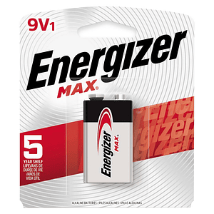Batería Alcalina 9V Max Energizer