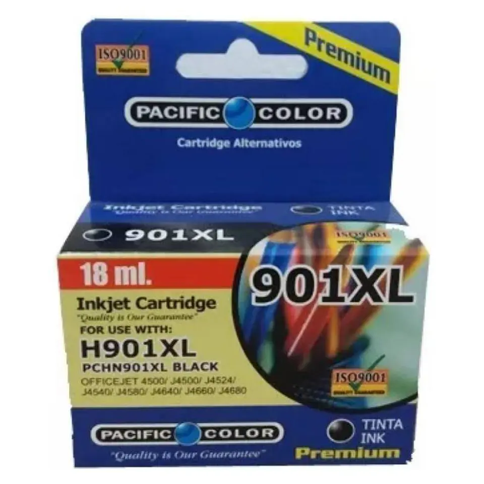 Cartucho Alternativo Pacific Color H901 Bk 2