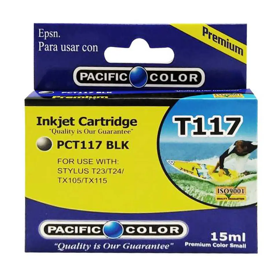 Cartucho Alternativo Pacific Color Pc-T117 Bk 2