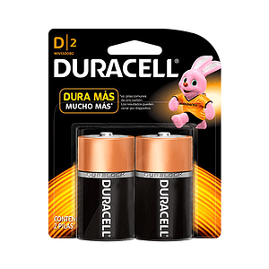 Pack De 2 Pilas Duracell Grandes D