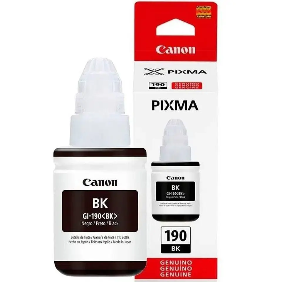 Tinta Original Canon GI-190 Bk [0667C001AC] 1