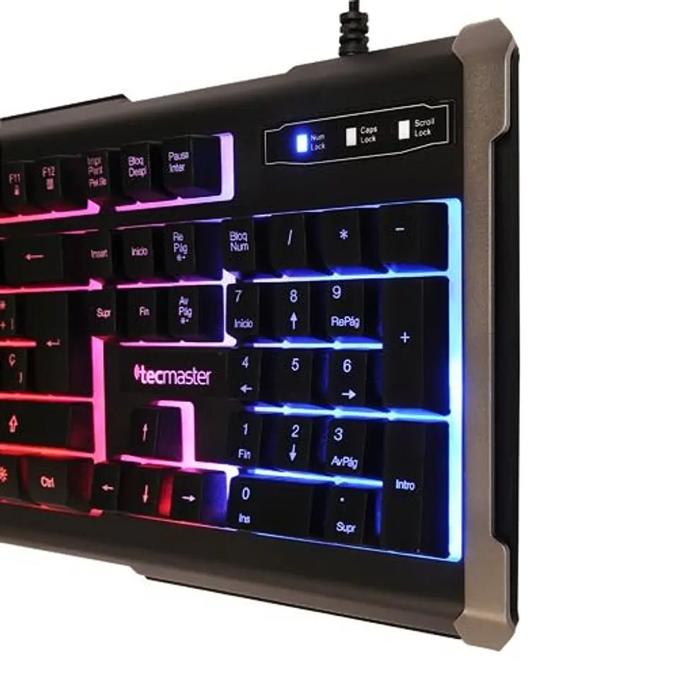 Teclado Gamer Retroiluminado Vulcano Tecmaster 4