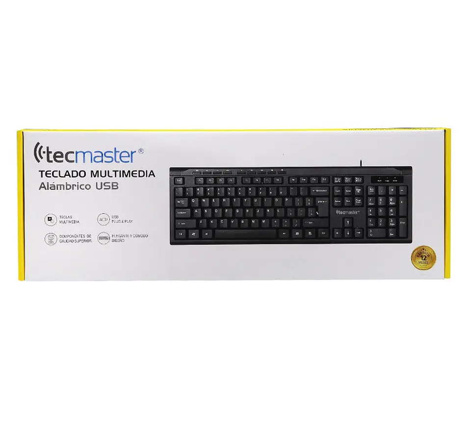 Teclado Alambrico Tecmaster Tm-Kb-M400 3
