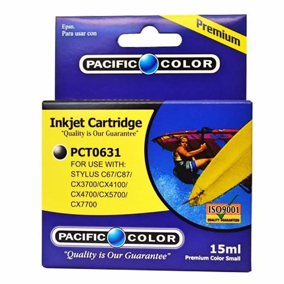 Cartucho Alternativo Pacific Color Pc-T0631 BK 1