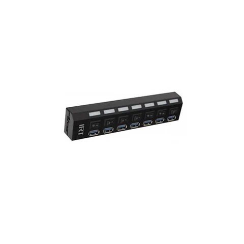 Hub 3.0 7 Usb Hi-Speed 480Mbps Con Interruptores Irt
