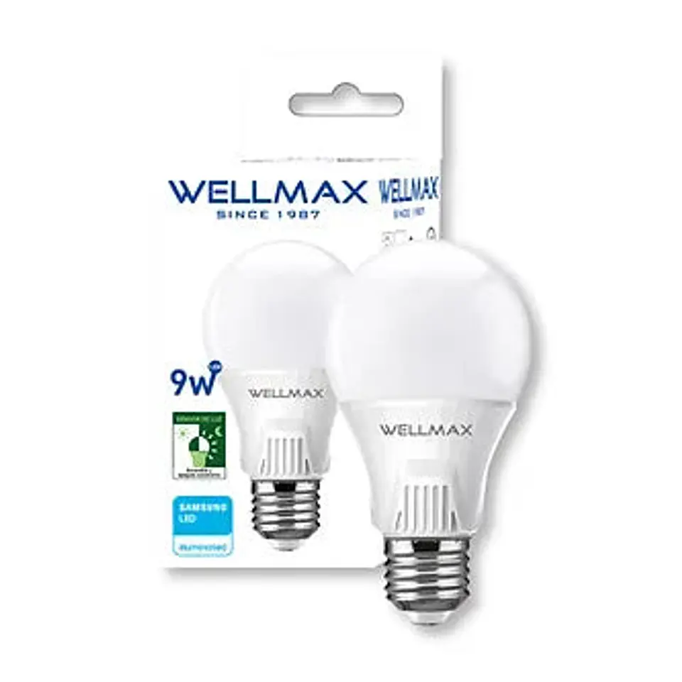 Ampolleta Led Ballet A60 9W Sensor (Crepuscular) Wellmax 2