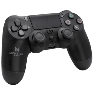 Joystick Inalámbrico Double Shock  Playstation 4 Monster Games Black
