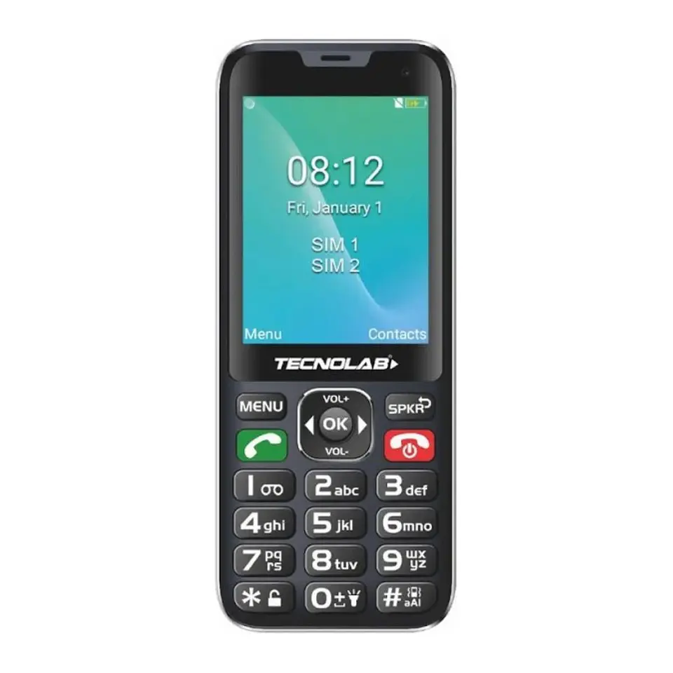 Celular Senior Phone  4G Tl487Bk  Tecnolab Black 1
