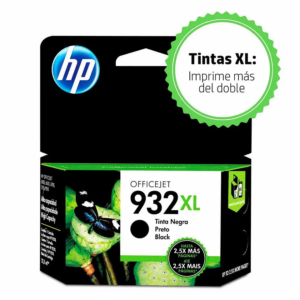 Cartucho Original Hp 932 Xl Negro (Cn053Al) 1