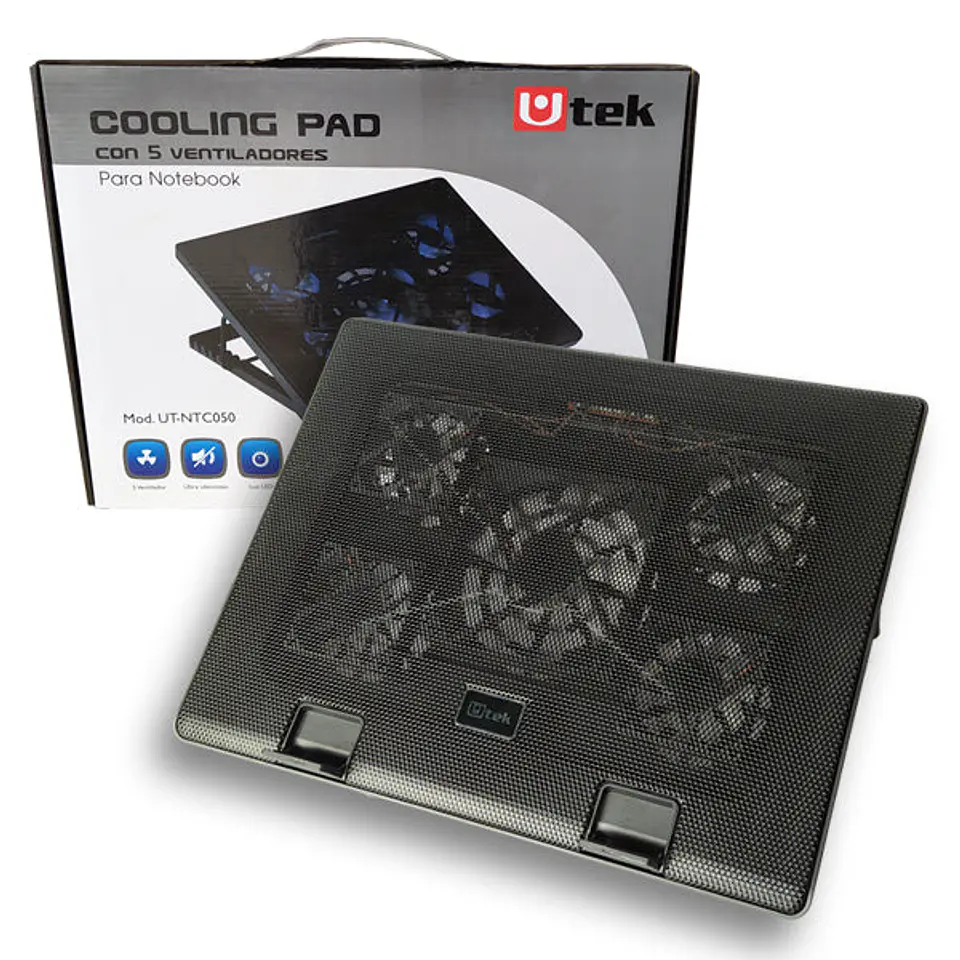 Cooler Para Notebook 12 -17″, 5 / Mod. Ut-Ntc050 Utek 3
