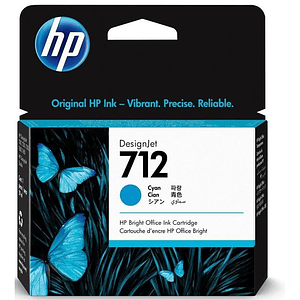 Cartucho Original Hp 712 Cian (3Ed67A)