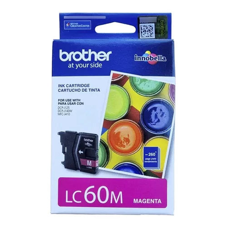 Cartucho De Tinta Original Brother Lc-60 Magenta