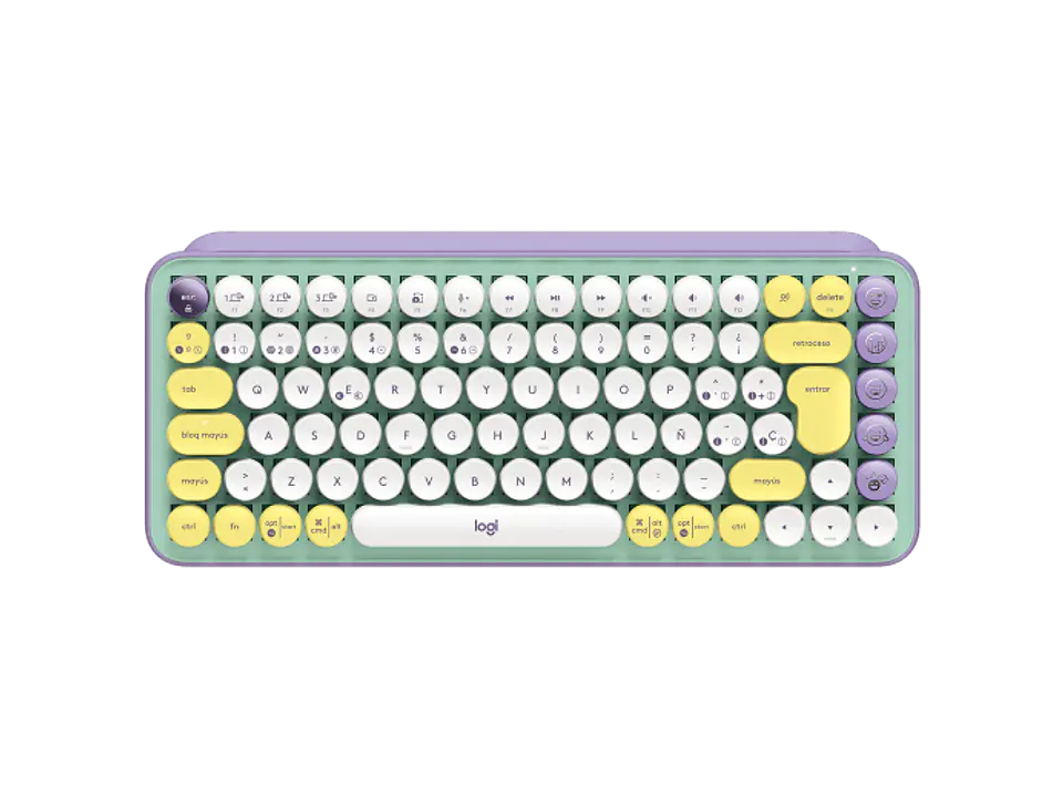 Teclado Mecánico Inalámbrico Logitech Pop Keys Daydream 1