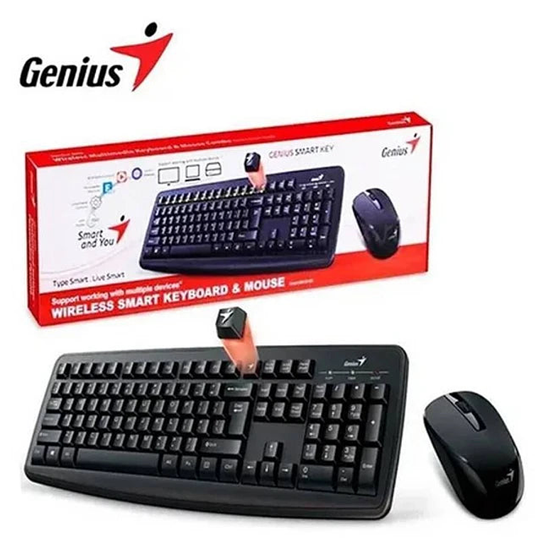 Combo Teclado + Mouse Smart Km-8100 2.4 Ghz Wireless Negro 3