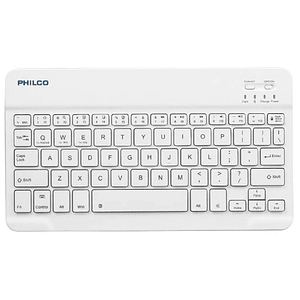 Mini Teclado Bluetooth 7 Pulgadas Philco Bk-701 White