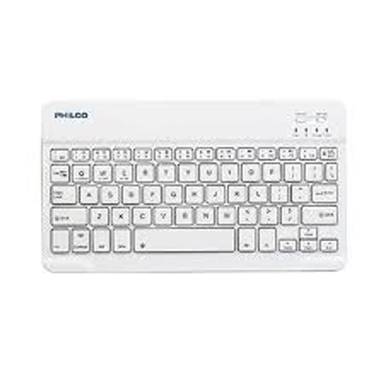 Mini Teclado Bluetooth 7 Pulgadas Philco Bk-701 White 2